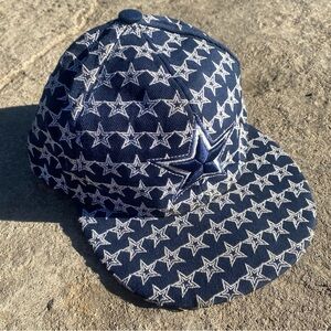 Cap, Star-Patterned Navy Dallas Cowboys